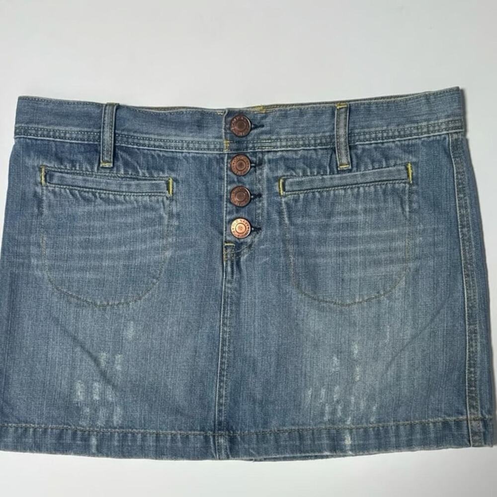 Y2K Vintage Old Navy Ultra Low Rise Denim Skirt